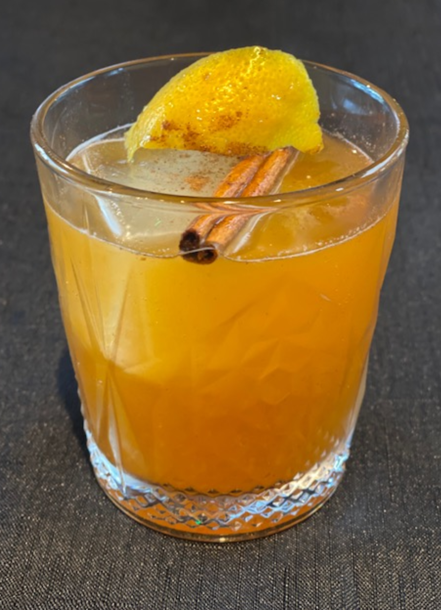 <p>This Old-Fashioned recipe is a combination of bourbon and pumpkin spice syrup with fresh lemon juice. Picture yourself sitting on your front porch enjoying the <a href="https://www.theactivetimes.com/travel/best-fall-foliage-spots-all-50-states-and-dc?referrer=yahoo&category=beauty_food&include_utm=1&utm_medium=referral&utm_source=yahoo&utm_campaign=feed" rel="nofollow noopener" target="_blank" data-ylk="slk:beautiful fall foliage;elm:context_link;itc:0;sec:content-canvas" class="link ">beautiful fall foliage</a> with this cocktail.</p> <p><a href="https://www.thedailymeal.com/recipe/pumpkin-old-fashioned?referrer=yahoo&category=beauty_food&include_utm=1&utm_medium=referral&utm_source=yahoo&utm_campaign=feed" rel="nofollow noopener" target="_blank" data-ylk="slk:For the Pumpkin Old Fashioned recipe, click here.;elm:context_link;itc:0;sec:content-canvas" class="link ">For the Pumpkin Old Fashioned recipe, click here.</a></p>