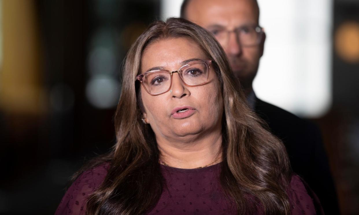 <span>Mehreen Faruqi is seeking an apology from Pauline Hanson and a $150,000 donation to charity in her racial vilification case against the One Nation leader.</span><span>Photograph: Mike Bowers/The Guardian</span>