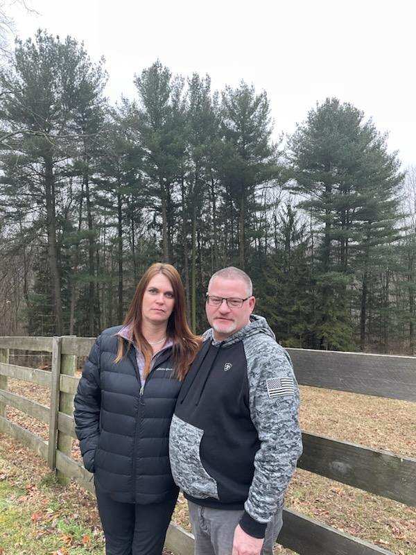 Linda and Russell Murphy live in the East Palestine area, on 32 acres of property in Middleton Township, and are one of numerous people suing Norfolk Southern for the Feb. 3, 2023, train derailment.