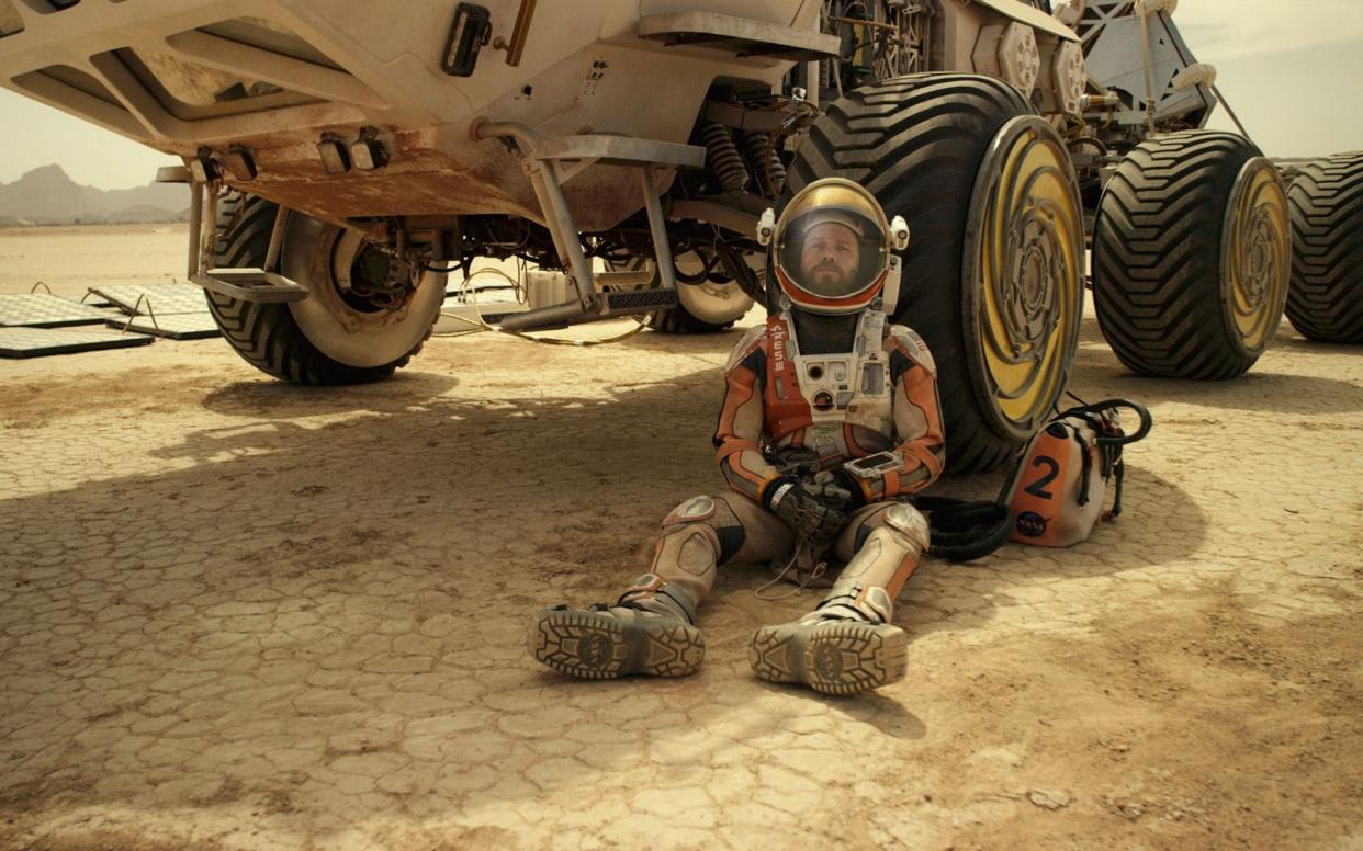 Gutted: Nasa's study suggests Matt Damon wouldn't make it out to Mars in the first place, let alone get back to Earth - Film Stills