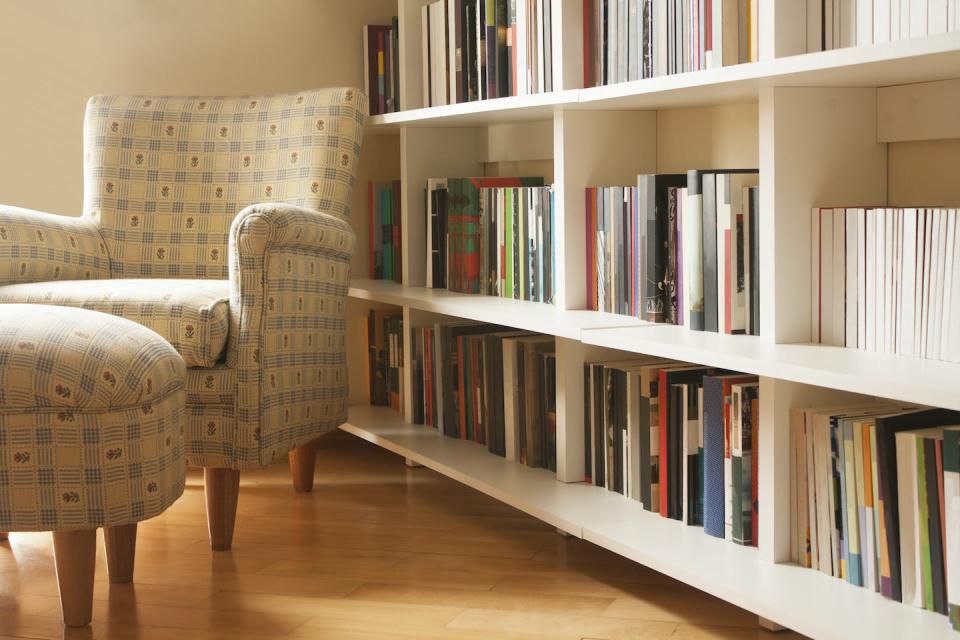 Having lots of books in the home is linked to children reading more. Shutterstock