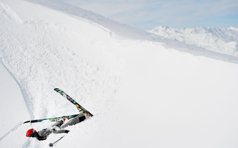 SKIER FALL - getty images