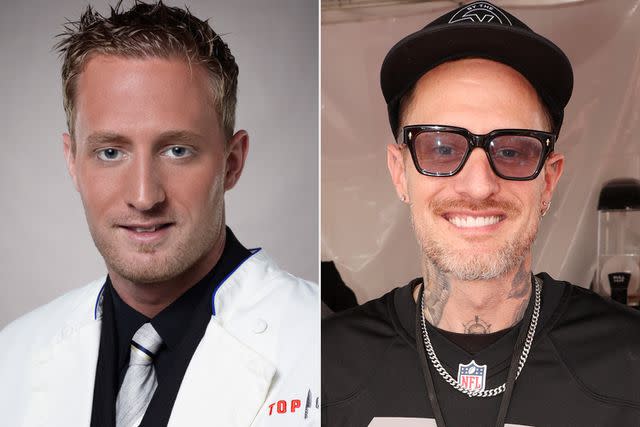 Justin Stephens/NBCU Photo Bank/NBCUniversal via Getty Images; Jesse Grant/Getty Images Michael Voltaggio on Top Chef and now