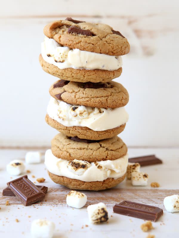 S'mores Ice Cream Sandwiches