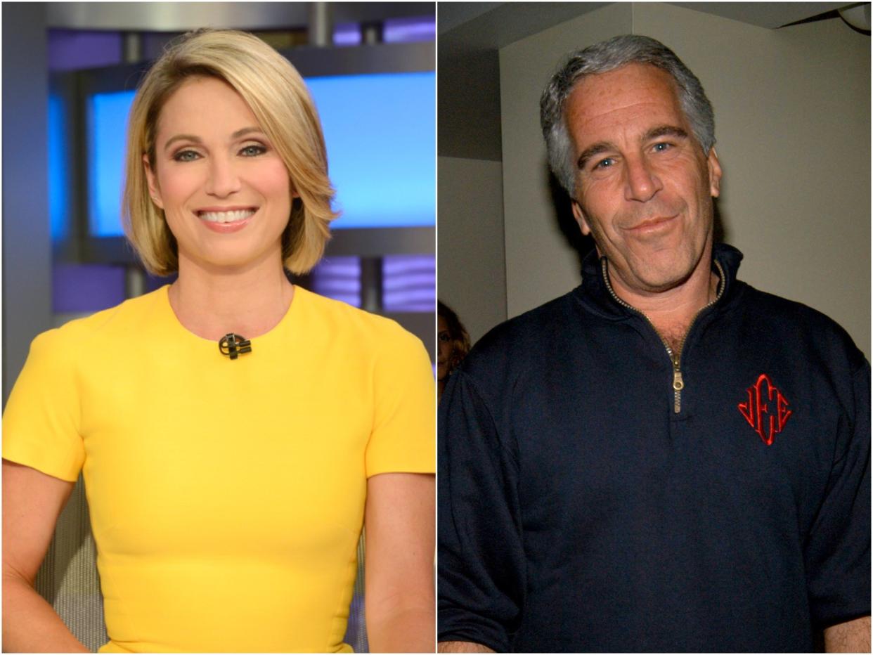 Amy Robach and Jeffrey Epstein