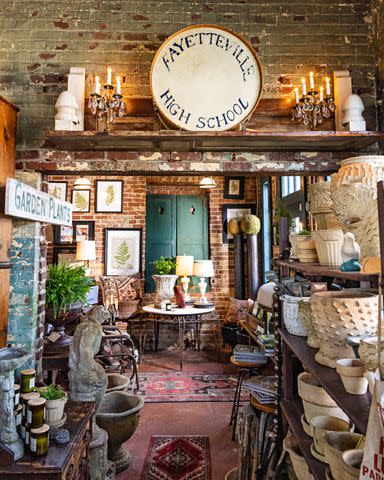 <p>ROBBIE CAPONETTO</p> The artfully reimagined home of antiques and decor shop Frenchtown Station.