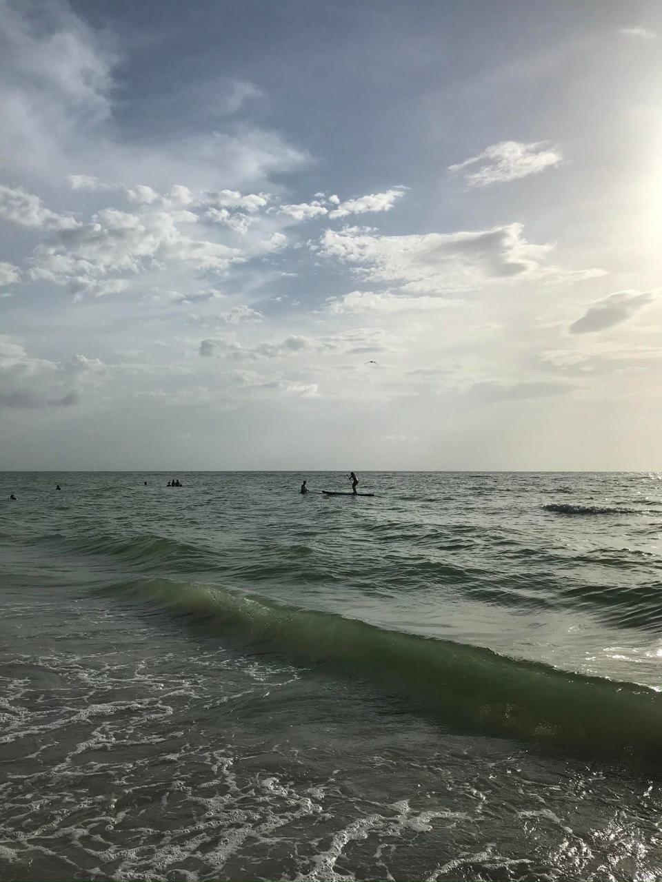 Florida beach surfing