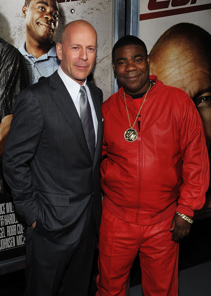 Cop Out NY premiere 2010 Bruce Willis Tracy Morgan