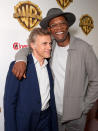 <p><i>The Legend of Tarzan</i> co-stars — who have also acted together in <i>Django Unchained</i> and <i>The Hateful Eight</i> — at CinemaCon 2016 on April 12. <i>(Photo: Todd Williamson/Getty Images)</i></p>