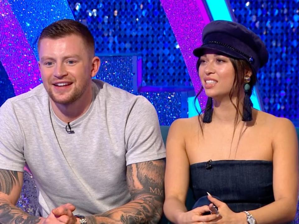 Adam Peaty addresses dance that led to ‘almost-kiss’ with Katya Jones (BBC iPlayer)