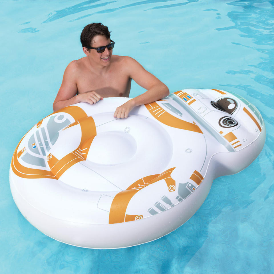 To paraphrase Obi-Wan Kenobi: This is the <a href="https://www.fun.com/star-wars-bb8-oversized-inflatable-float.html" target="_blank">droid pool raft</a> you&rsquo;re looking for.