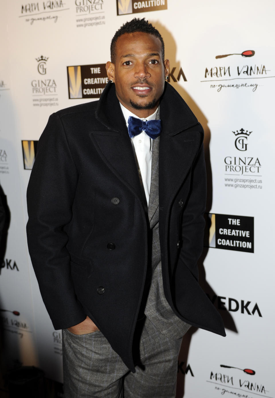 Marlon Wayans arrives at the Creative Coalition Night Before Dinner on Sunday Jan. 20, 2013, in Washington. (Photo by Nick Wass/Invision/AP)