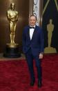 Actor Kevin Spacey poses on the red carpet as he arrives at the 86th Academy Awards in Hollywood, California March 2, 2014. REUTERS/Lucas Jackson (UNITED STATES - Tags: ENTERTAINMENT) (OSCARS-ARRIVALS)