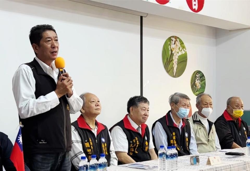 黃國嘉黨部特別舉辦「林國慶立委候選人團結勝選大會」，指深藍已凝聚共識，全力支持林國慶，讓林國慶陣營士氣大振。（林國慶競選團隊提供∕呂妍庭嘉義傳真）