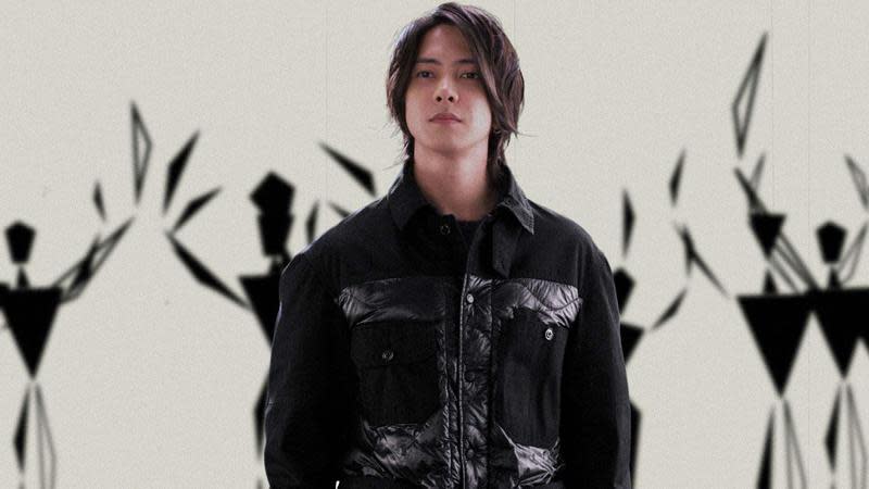 山下智久搶先穿上7 MONCLER FRGMT HIROSHI FUJIWARA 2021的ACHIRD襯衫夾克，NT$51,400 Moncler。（Moncler提供）