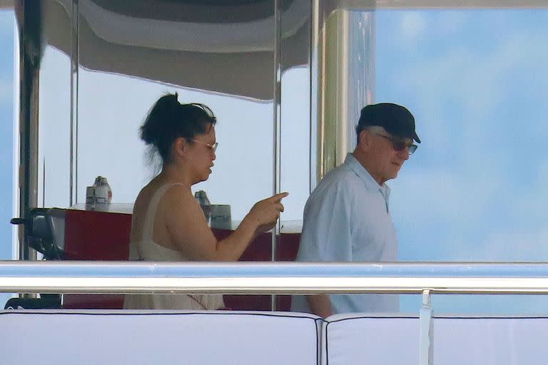 Robert De Niro y Tiffany Chen, fotografiados hace dos años en sus vacaciones