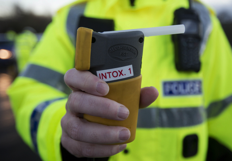 Austin refused to use a breathalyser (Picture: REX Features)
