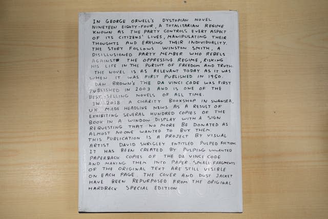 David Shrigley’s Pulped Fiction installation