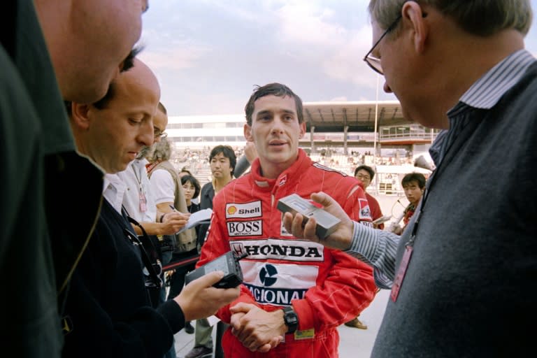 Brazilian driver Ayrton Senna, seen in 1988, won three world and 35 Grand Prix titles for Mclaren