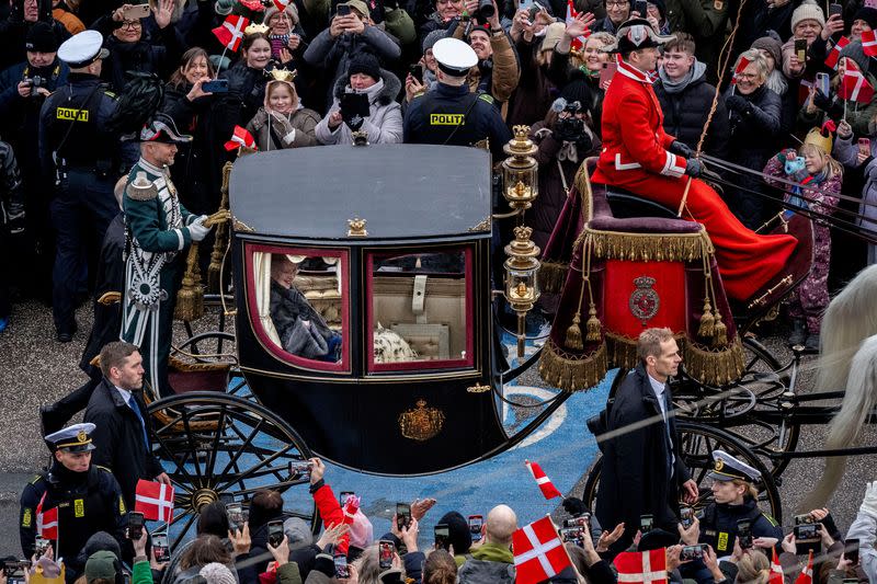 Preparations for succession of Danish throne in Copenhagen