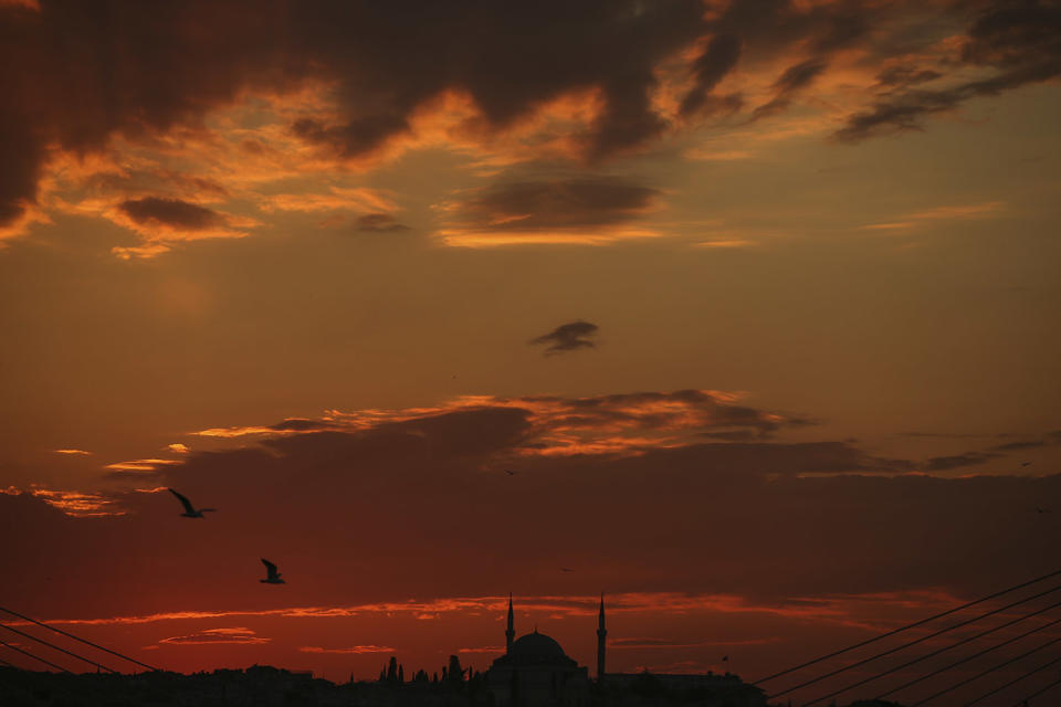 Sunset at the Suleymaniye Mosque
