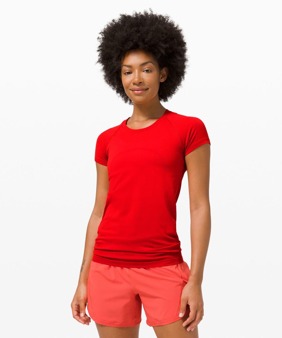 2) Lululemon Swiftly Tech Short Sleeve 2.0