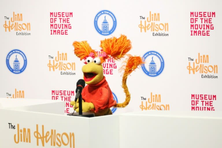 Sesame Street personality Abby Cadabby attends the Jim Henson Exhibition ribbon cutting at Museum of the Moving Image on July 20, 2017 in New York's Queens borough