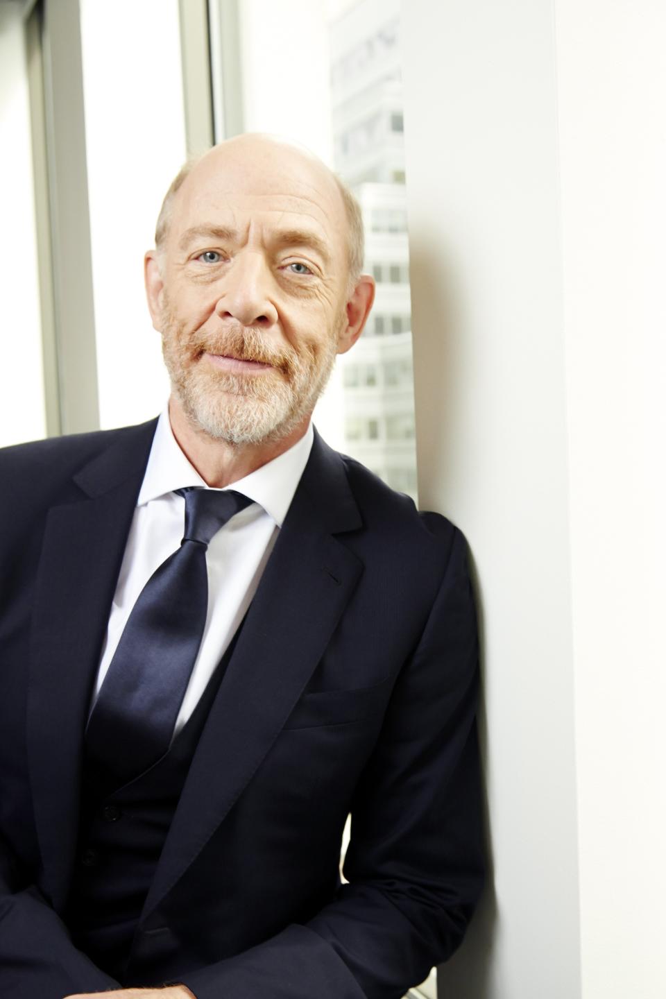 American actor in the 2014 Sundance Film Festival Audience Award and Grand Jury Prize-winning film "Whiplash" J.K. Simmons poses for a portrait, on Monday, Sept. 29, 2014 in New York. (Photo by Dan Hallman/Invision/AP)