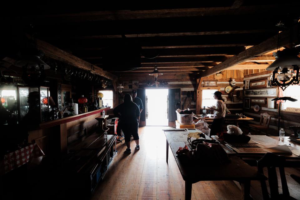 Prairie Song's saloon becomes the perfect backdrop for some of the film's climatic scenes.