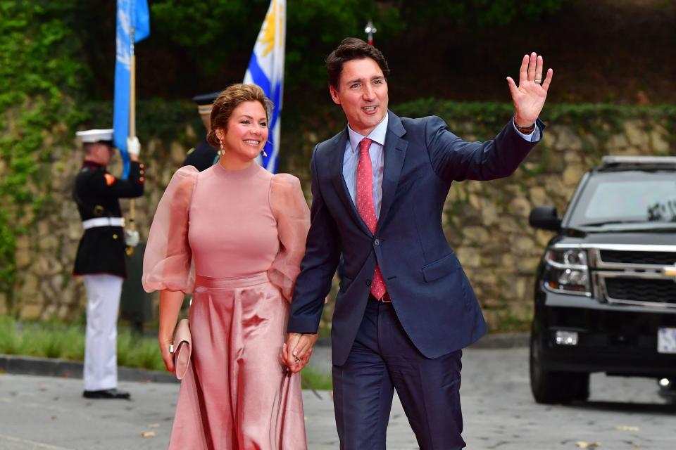 Sophie Grégoire Trudeau and Prime Minister Justin Trudeau 