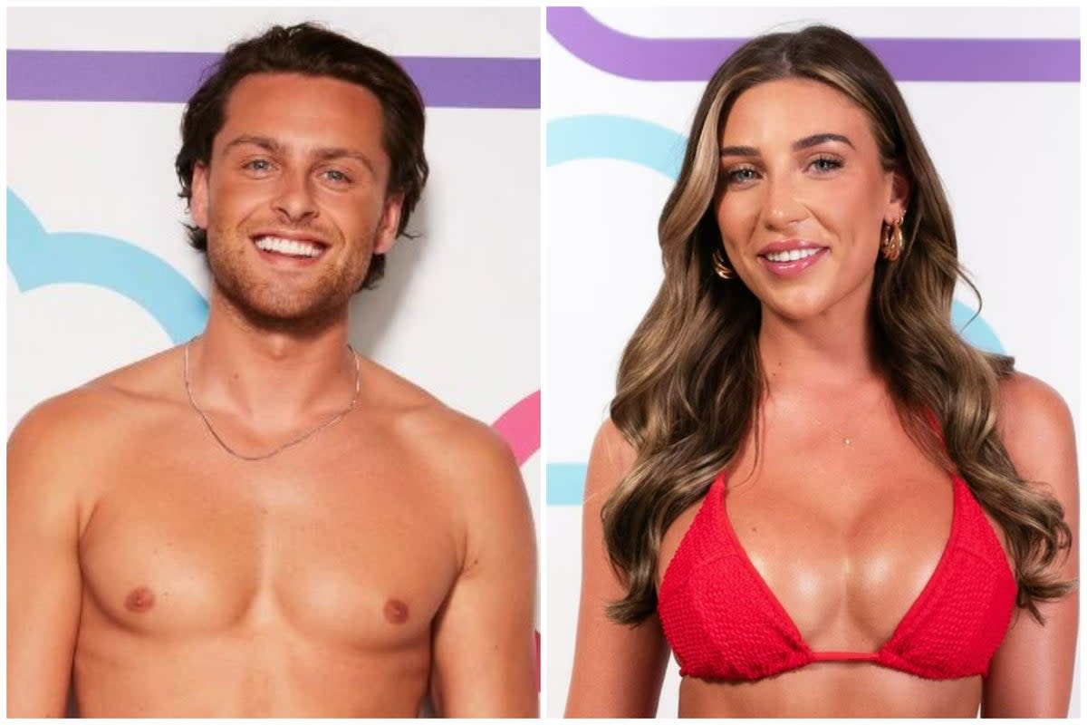 Love Island couple Casey O’Gorman and Rosie Seabrook have split  (ITV)