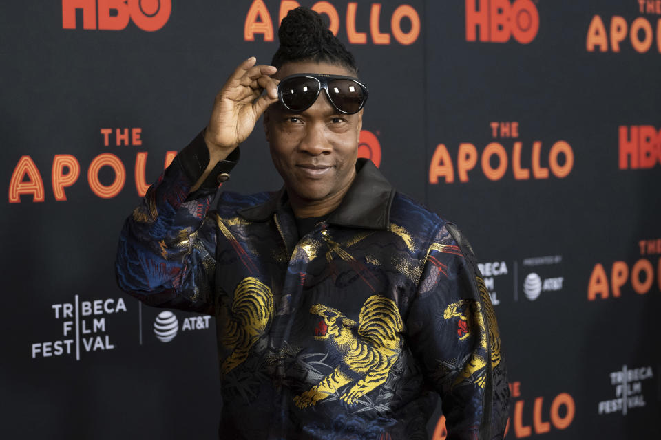 Roger Ross Williams attends the screening for "The Apollo" during the 2019 Tribeca Film Festival at the Apollo Theater on Wednesday, April 24, 2019, in New York. (Photo by Charles Sykes/Invision/AP)