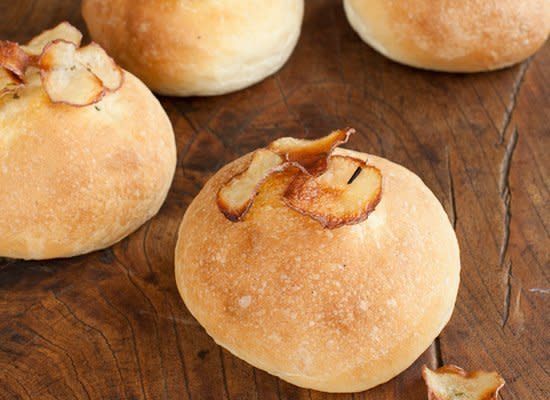 Make these rolls easily with a simple focaccia dough. Each one is topped with slices of crispy roasted potato and chopped rosemary. To create a nice crust, add a shallow pan of water to the bottom of your oven -- this creates steam to assist in baking.    <strong>Get the <a href="http://www.huffingtonpost.com/2011/10/27/rosemary-potato-focaccia-_n_1058655.html" target="_hplink">Rosemary-Potato Focaccia Rolls</a> recipe</strong>