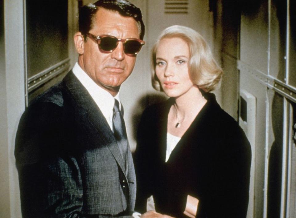 Cary Grant and Eva Marie Saint in <em>North by Northwest.</em>