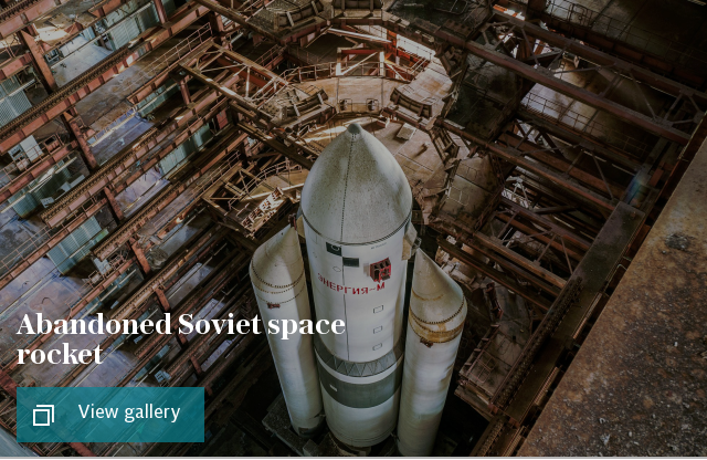 In pictures: Abandoned Soviet space rocket