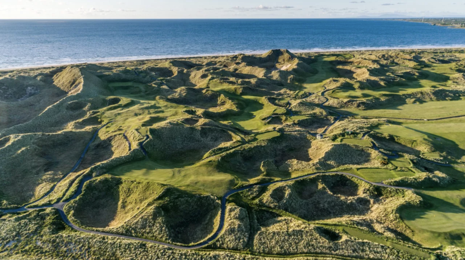 Enniscrone from above