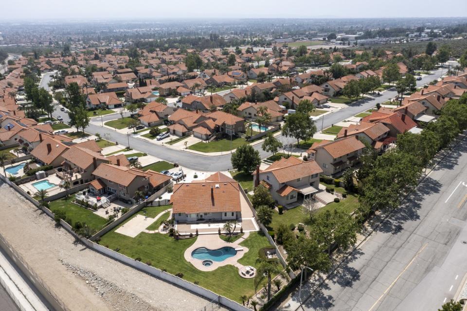 A Rancho Cucamonga neighborhood