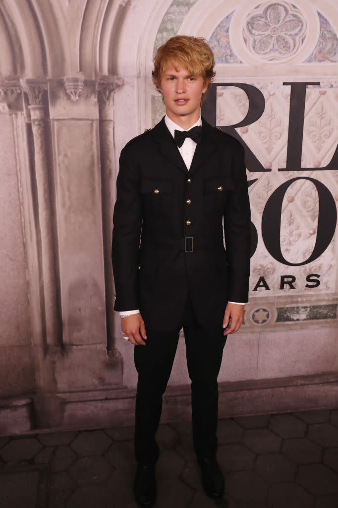 NYFW: Ansel Elgort at Ralph Lauren