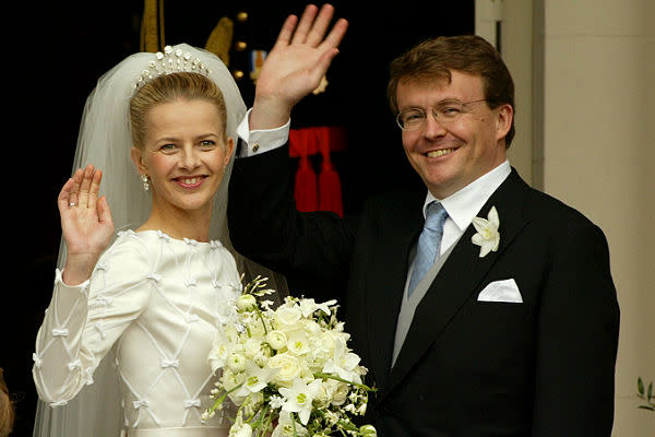 <b>5. Prince Johan Friso of Orange-Nassau & Mabel Wisse Smit:</b> <br>Prince Johan Friso and Princess Mabel leave the church on April 24, 2004 in Delft, The Netherlands.