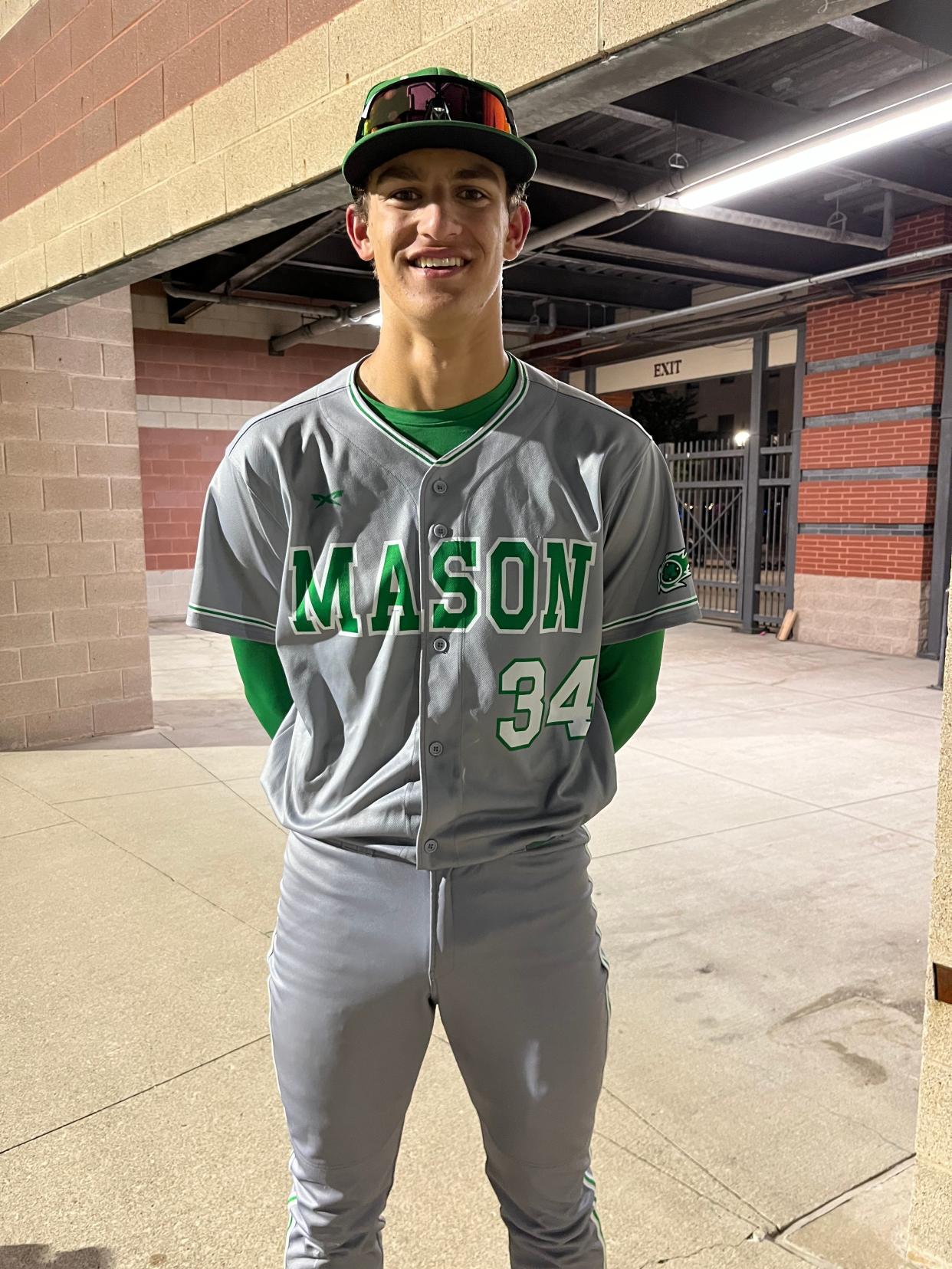 Mason 2024 graduate Jake Hanley added another honor by being named all-city player of the year in Division I.