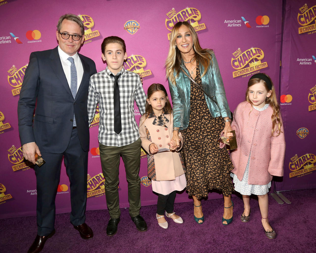 Sarah Jessica Parker Rare Family Photo Celebrates Son James 18th Birthday Matthew Broderick, James Wilkie Broderick, Tabitha Broderick, Sarah Jessica Parker and Marion Broderick