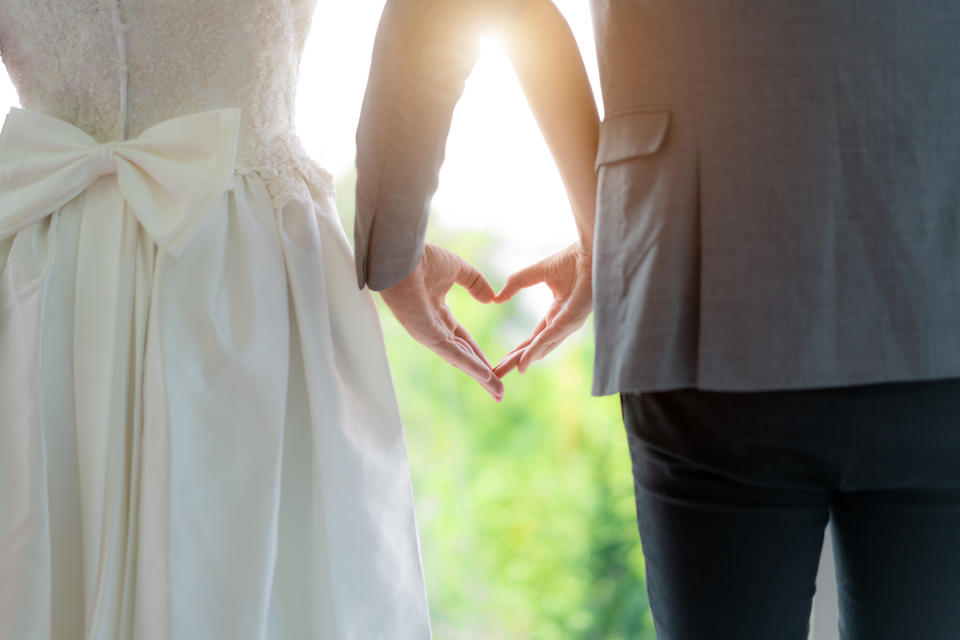 Couples are also choosing to 'mesh' their surnames. (Getty Images)