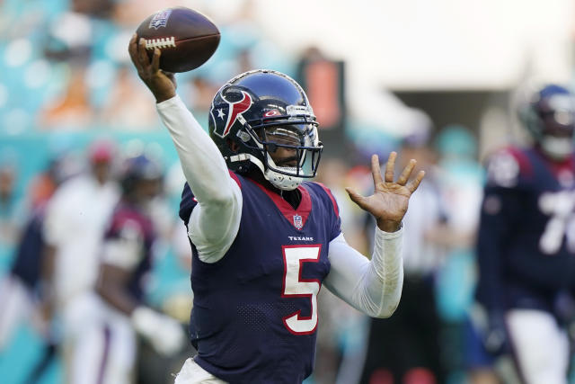 Tyrod Taylor returning as starting QB for Houston Texans' game