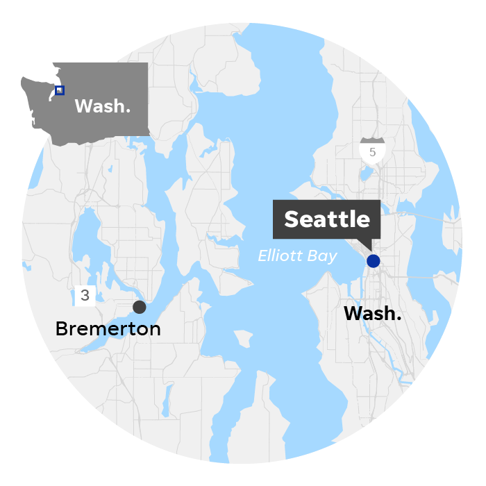 Seattle, Wash. locator map