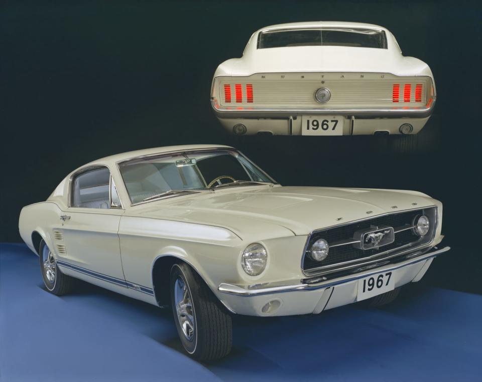 The 1967 Ford Mustang GT Fastback.