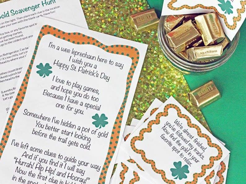 saint patrick scavenger hunt