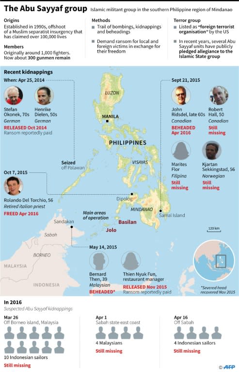 The kidnappings of the Malaysian sailors prompted Indonesia, Malaysia and the Philippines to launch joint patrols in their waters and set up a security hotline