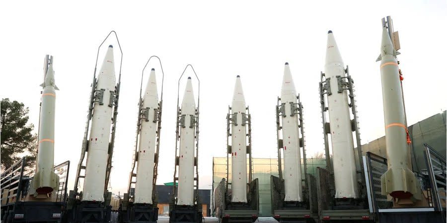 Iranian ballistic missiles, August 22, 2023