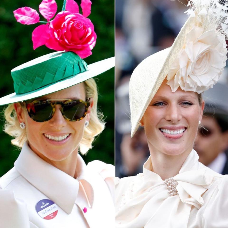 Zara Tindall's most marvellous millinery moments: Feathered hats, hot pink fedoras, more