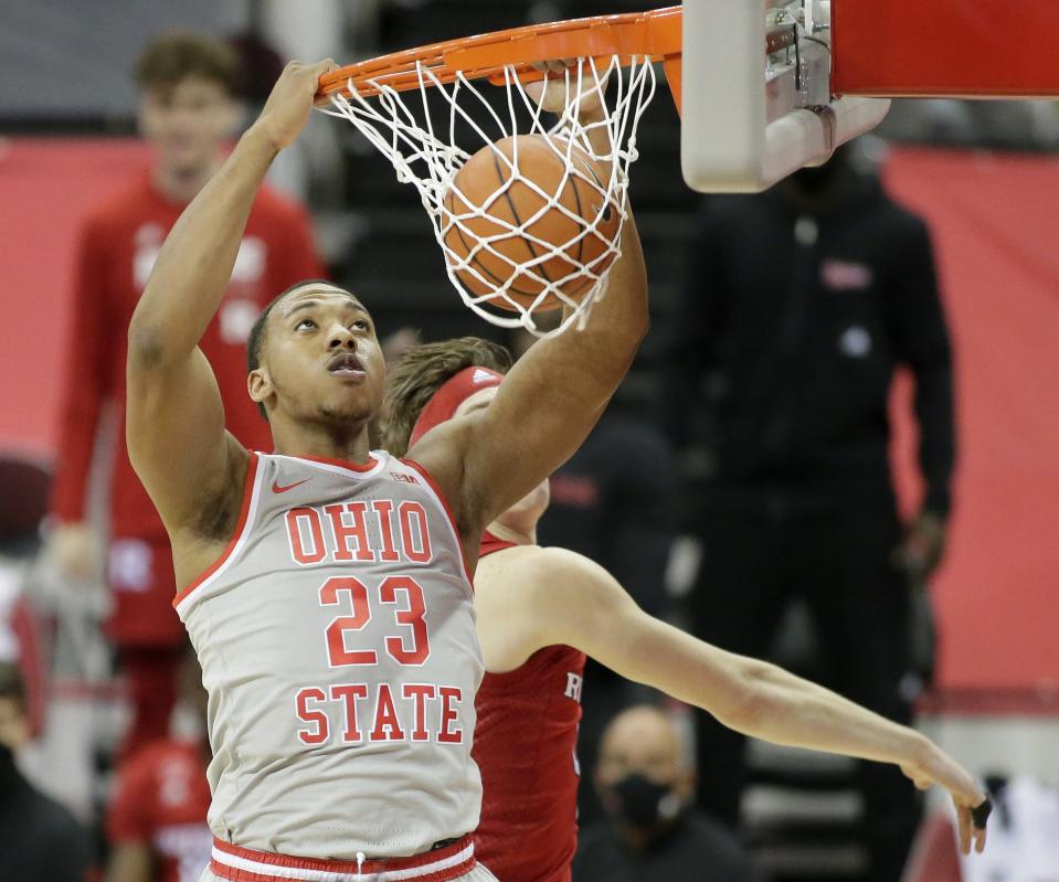 Zed Key is leading Ohio State in rebounds and blocks, averaging 8.0 and 1.0, respectively.